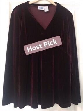 ⭐️HP⭐️ Baby and Me Velvet Top